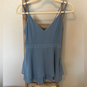 Altar’d State Two Strap Back-tie Romper